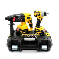 Набір інструментів Instrumentop 36V 2в1 Перфоратор DCH133NT і Гайковерт DCF892P2T для надійної роботи